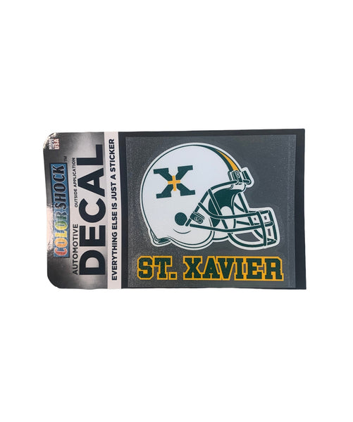 Color Shock Auto Decal - FB Helmet 4.5" x 3.75"