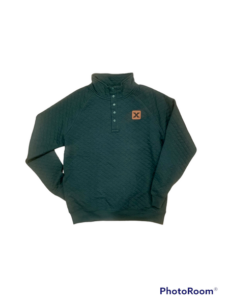 Blue 84 Quilted Green Pullover