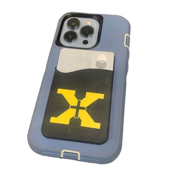 Phone Wallet - Black with X logo