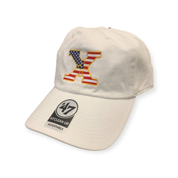 Cap 47 White Patriotic X