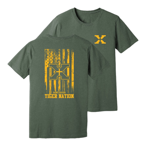 Tee District Threads Green Flag