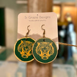 Earrings 1.5" Round Double-sided - SJ